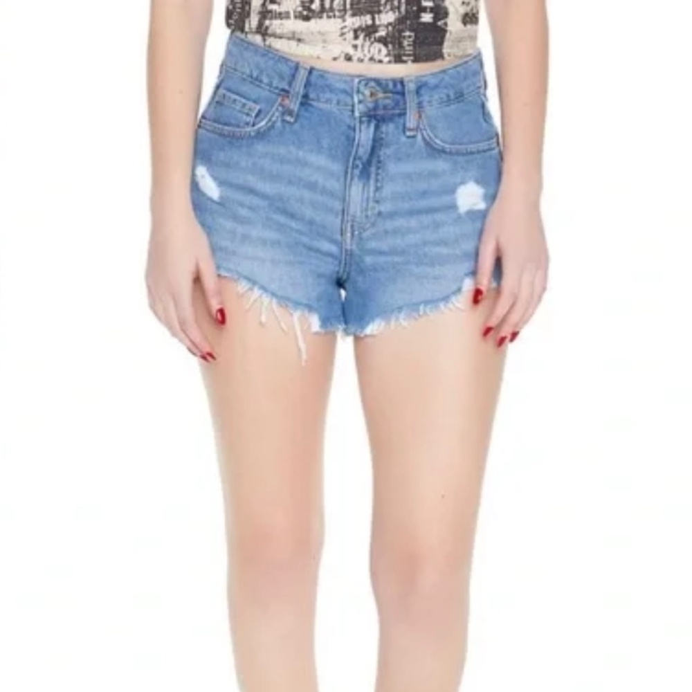 NWT Forever 21 Retro High Rise Denim Shorts | Size 34 Waist